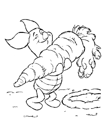 Winnie The Pooh Coloring Pages - Piglet 6