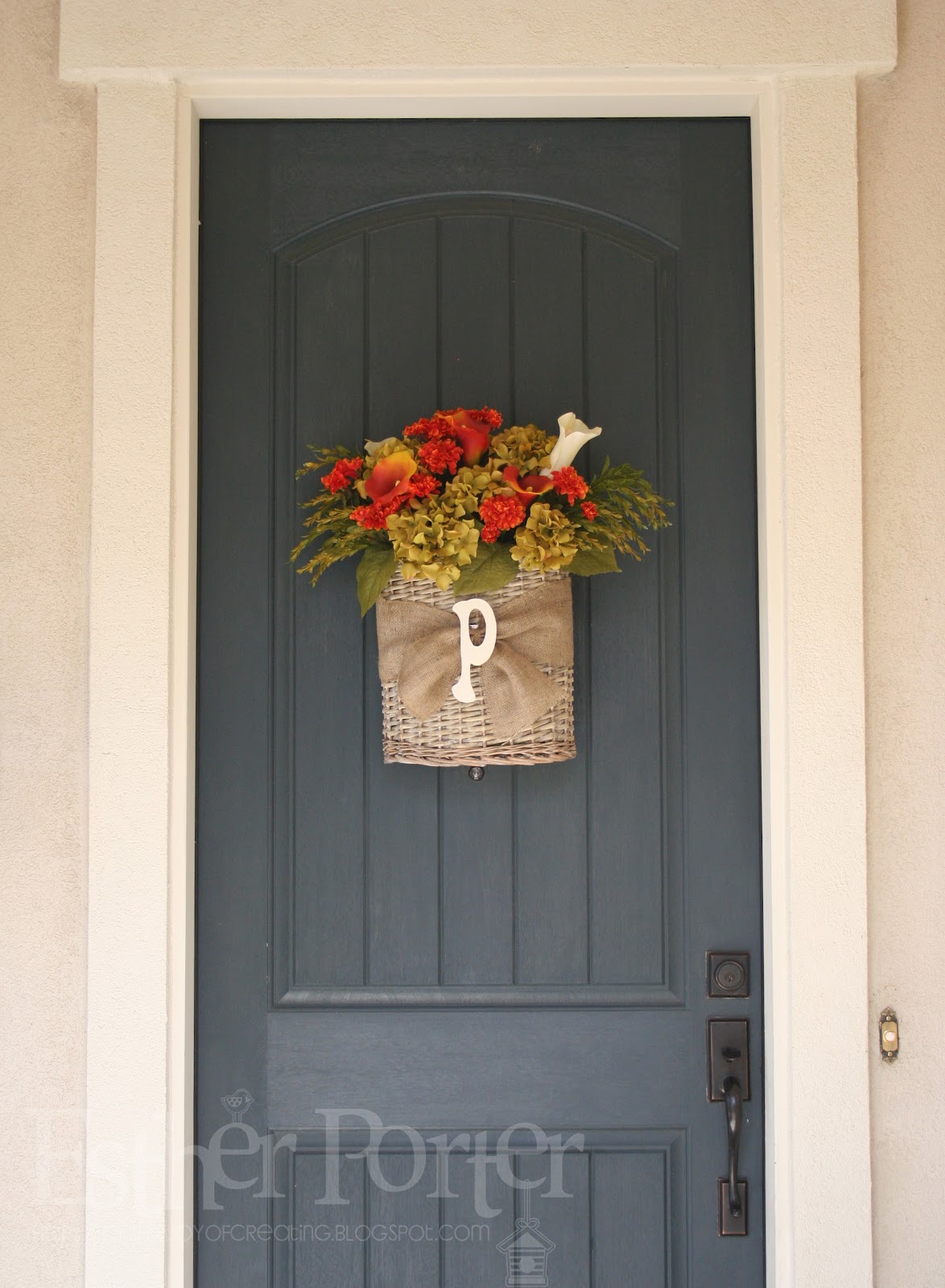 For The Joy of Creating Front Door Decor / Pinterest Inspired Blog Hop