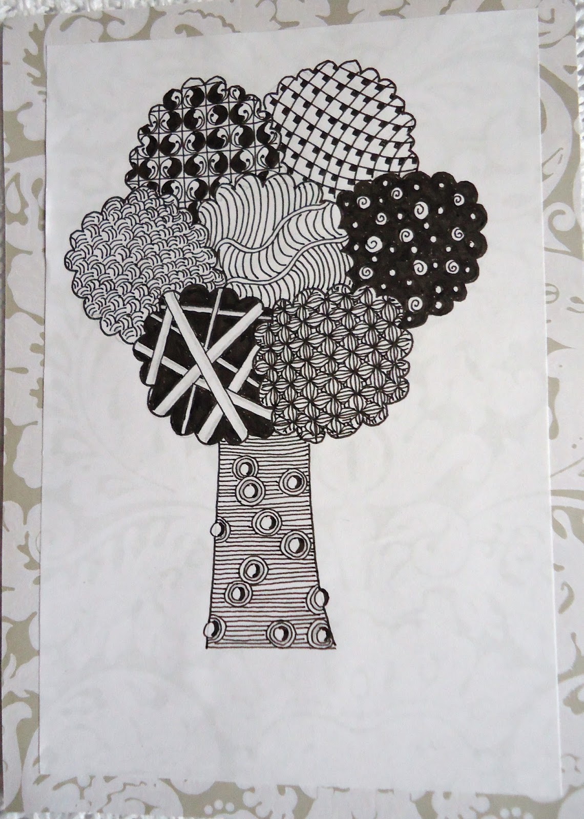Coombe Cottages and Co Introduction to Zentangles