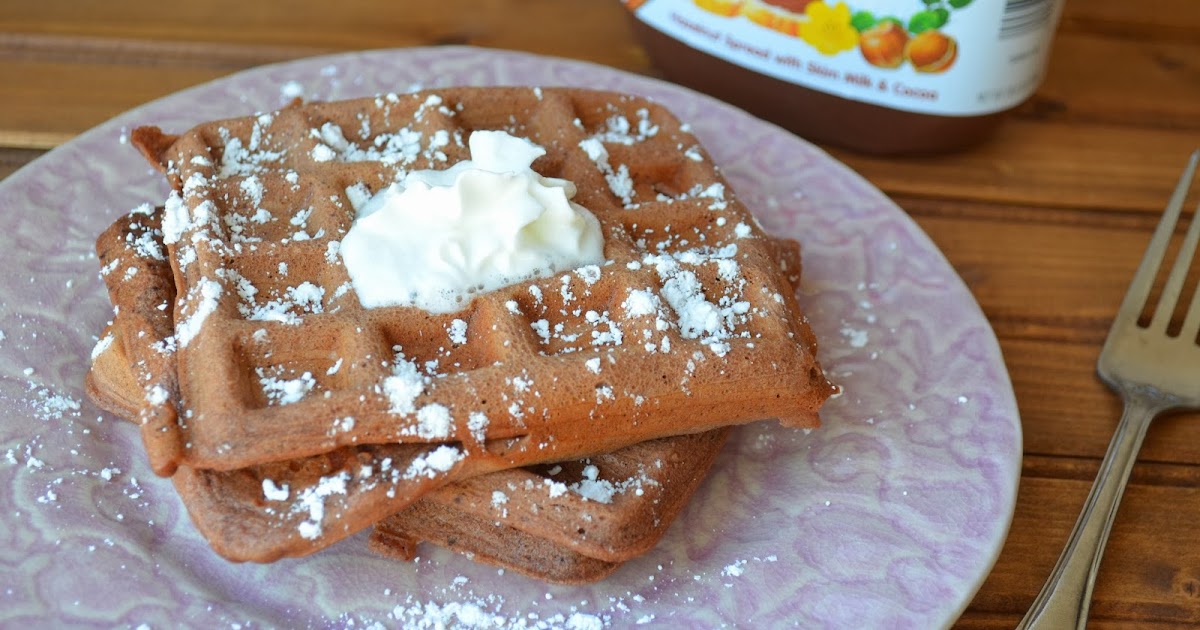 The Savvy Kitchen Nutella Waffles