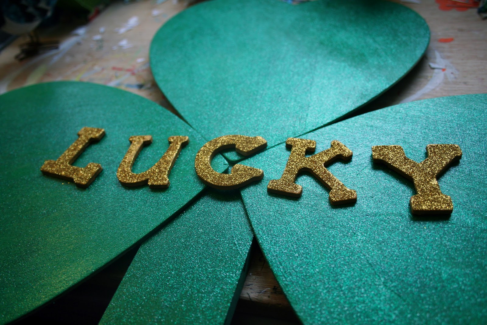 Shamrock Calendar Pieces