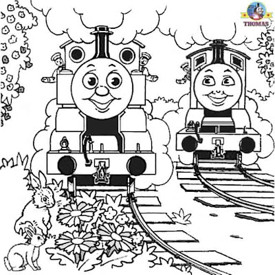 James the red engine Thomas the train pictures printable colouring worksheets for kids to color in