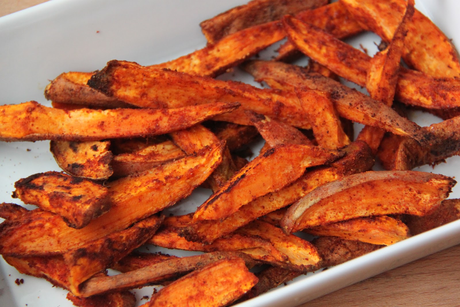 RECIPE Oven Baked Sweet Potato Fries Smashed Peas & Carrots