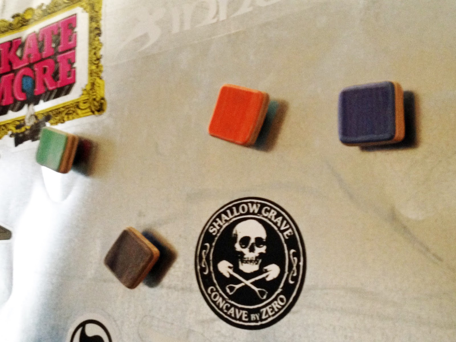 The Ray's Skateboard themed board