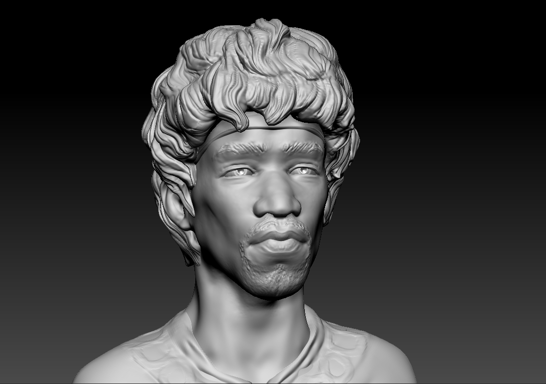 Pauwel's Pixel Plane Famous Head Sculpt