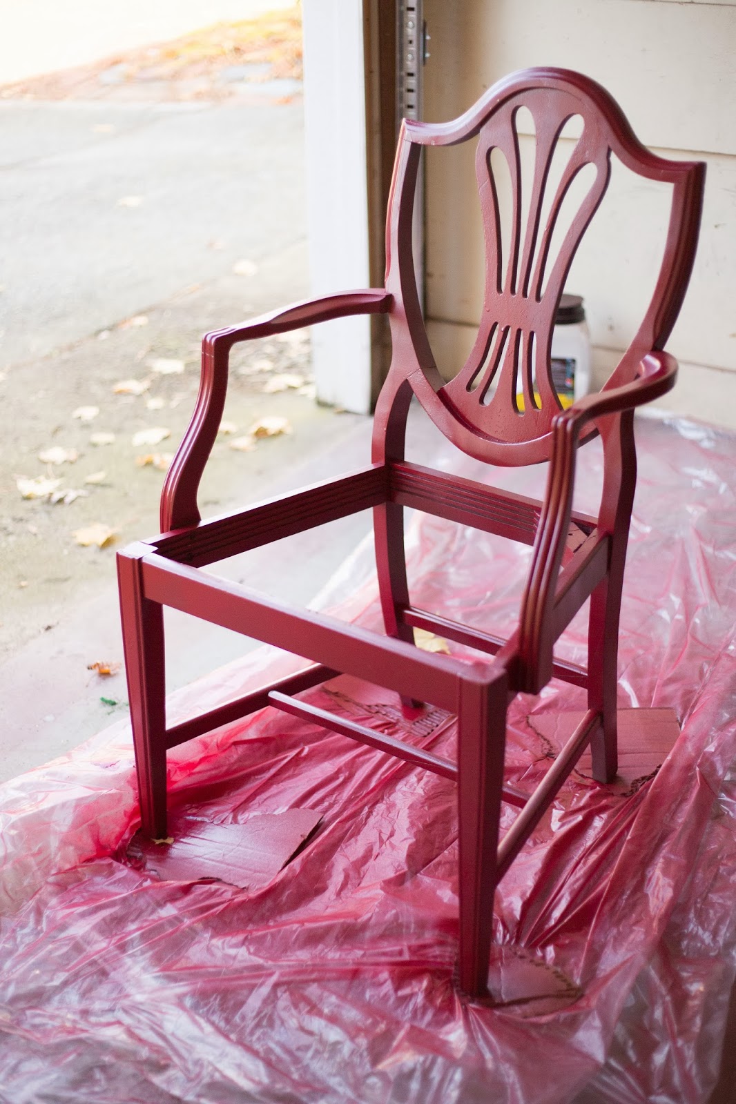 {DIY} upcycle Chair part 1 Meadows and Reeds