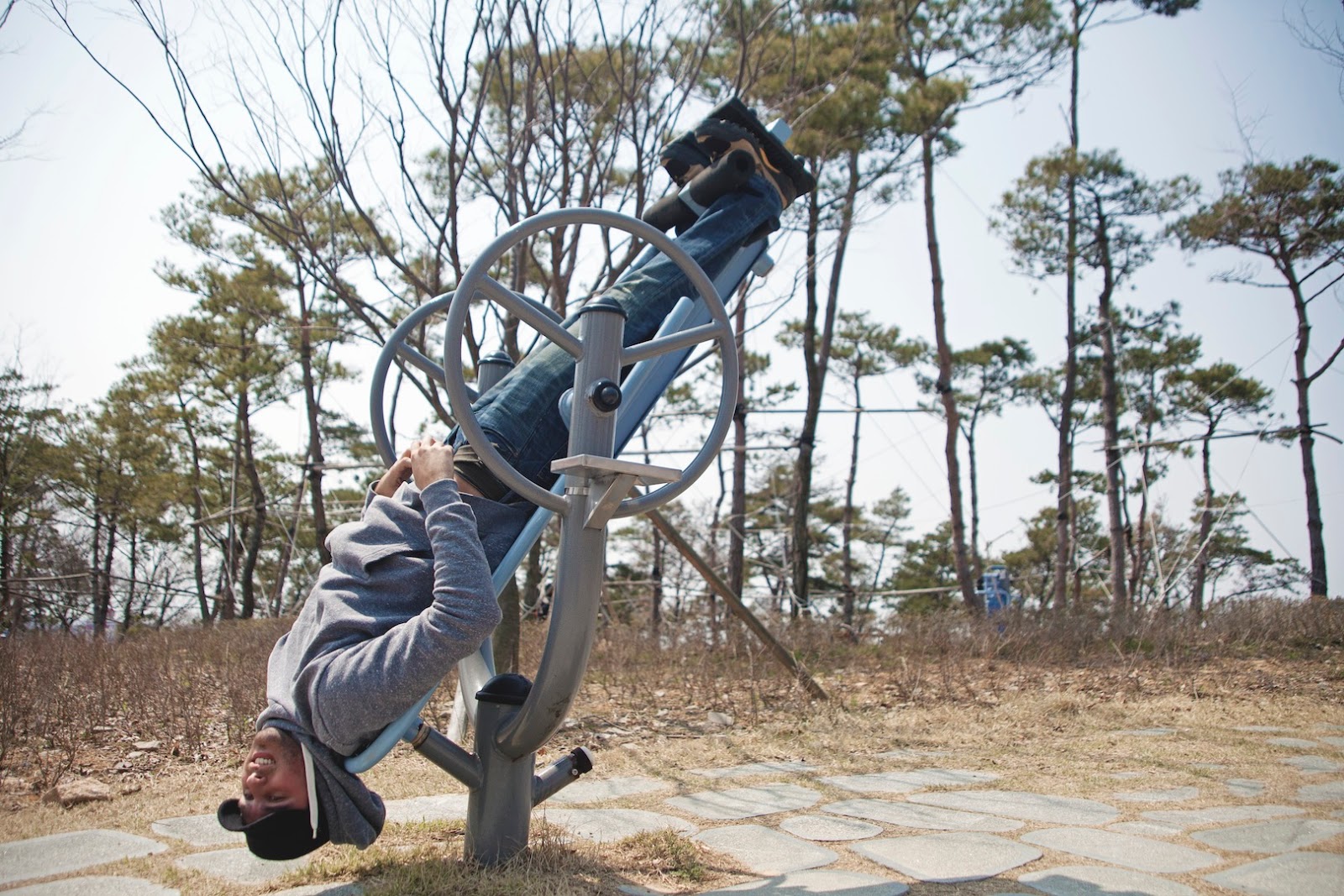 Cardio Trek Toronto Personal Trainer Using Playground Equipment as your Personal Gym