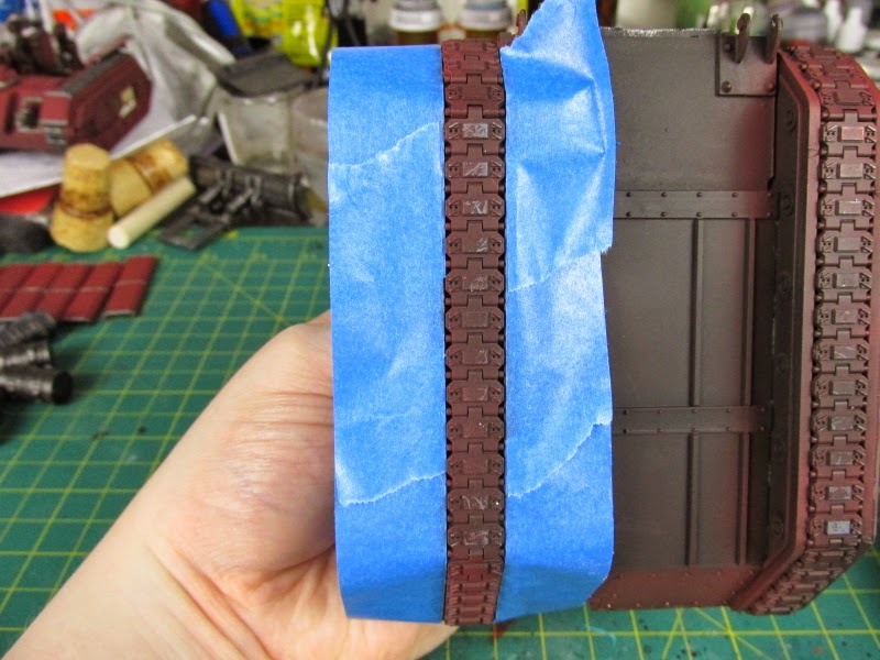 Painting Treads on a Tank, How to Wargaming Hub