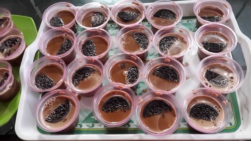 Resep Cara Membuat Puding Oreo di Cup