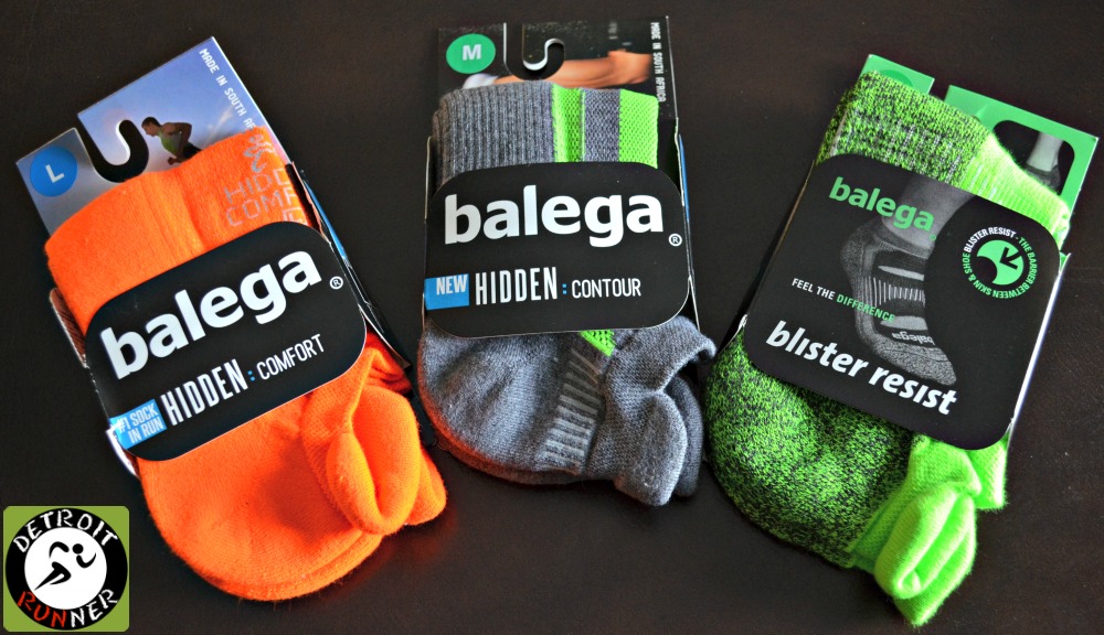 DETROIT RUNNER.... Balega hidden comfort, hidden contour, blister
