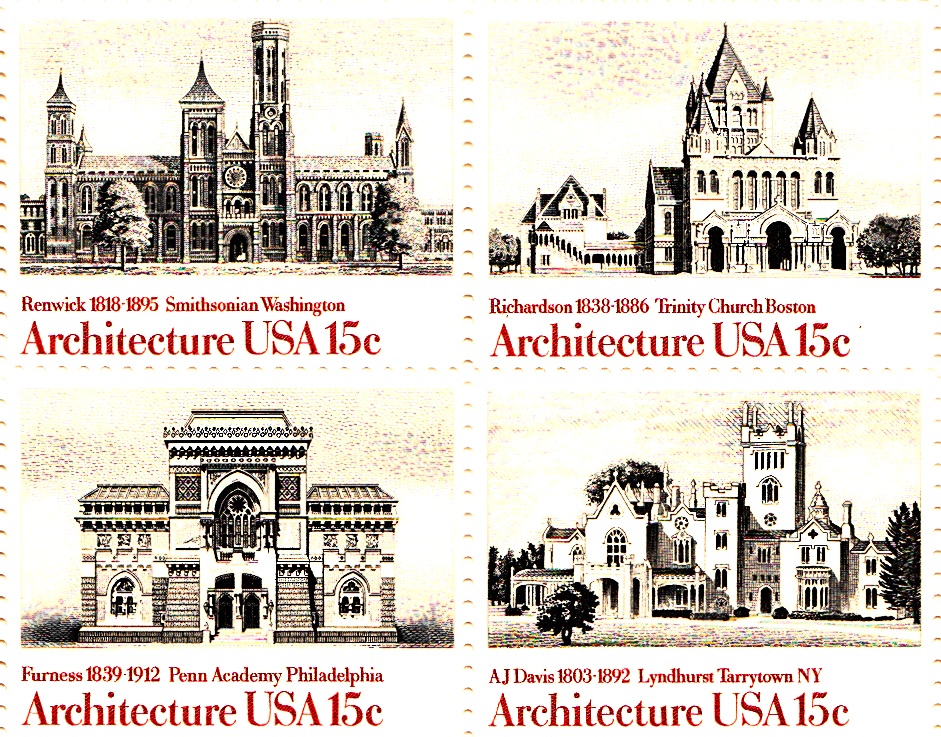 David Cobb Craig American Architecture Stamps