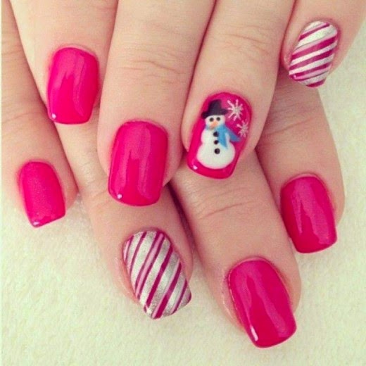 year winter nail art design