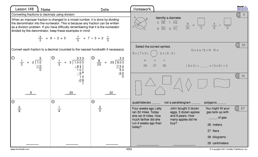 Excel Math: 04/01/2012 - 05/01/2012