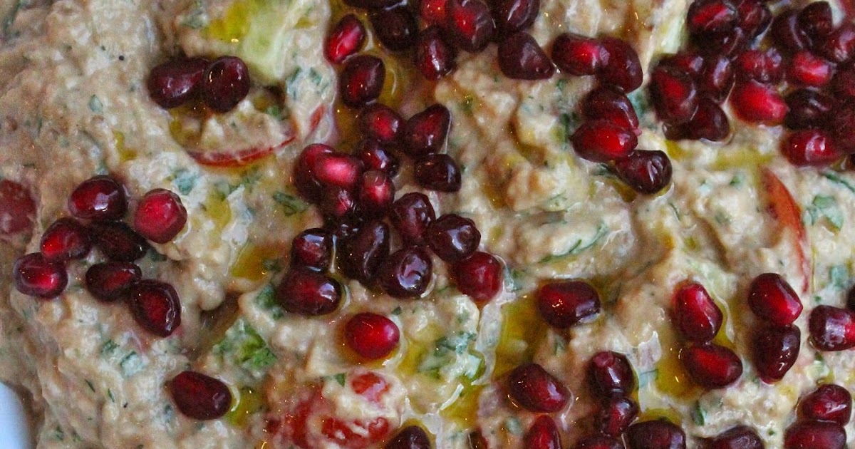 Carey On Lovely Eggplant Pomegranate Dip