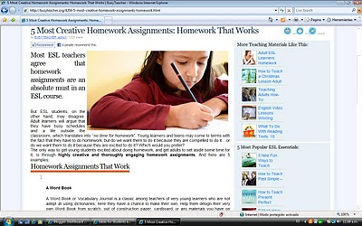 creative homework assignments for english creative homework assignments for english