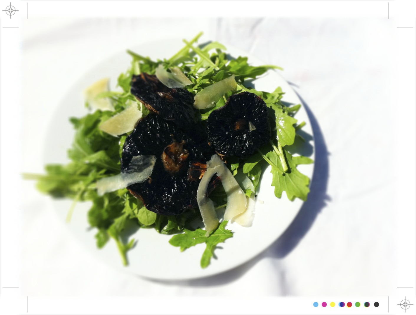 Toast Mushroom & Rocket Salad with a Honey Truffle Vinaigrette