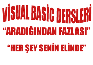 Visual Basic Dersleri