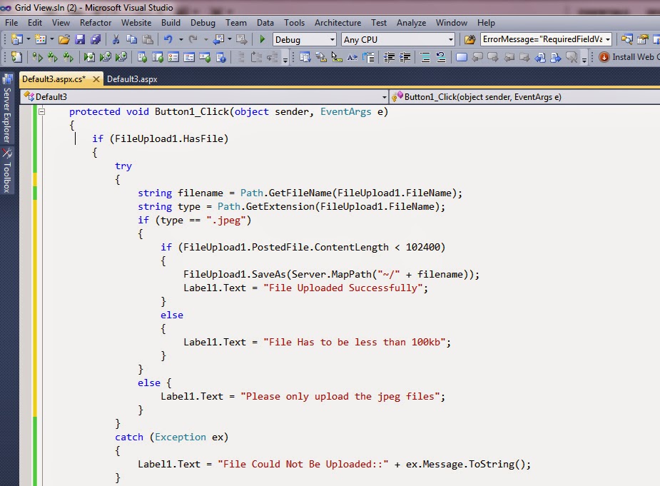  development tips Insert Update and Delete with Repeater Control In
