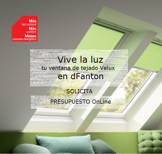 Enlace publicitario.              . SOLICITA PRESUPUESTO ONLINE DE VELUX