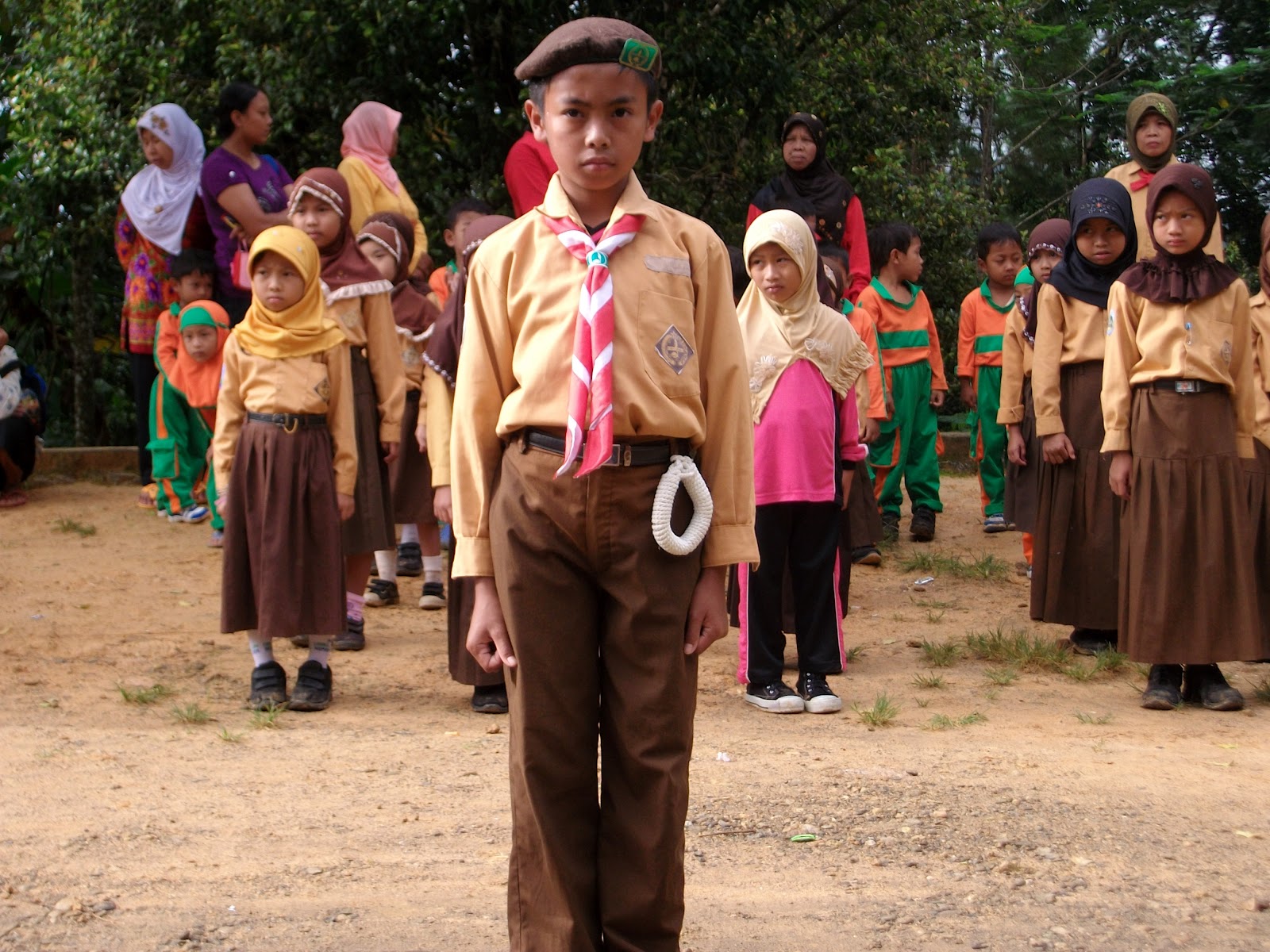 FOTO KEGIATAN PRAMUKA ~ MI Nurul Huda Cakul Dongko