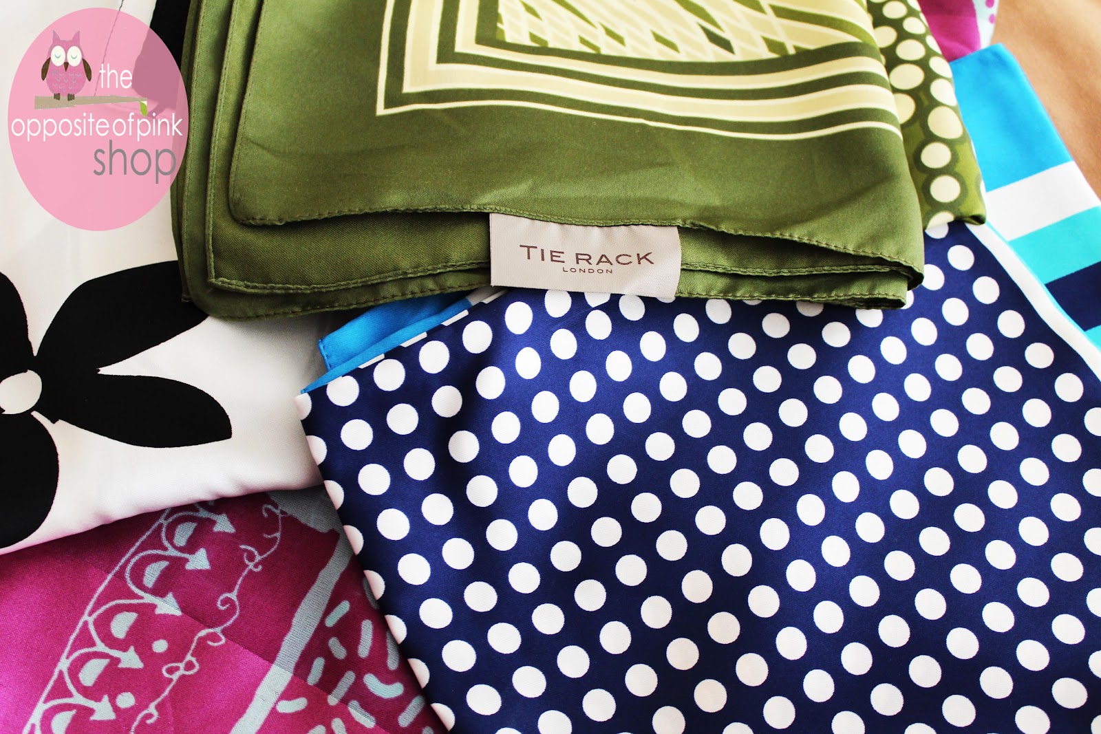 The Opposite of Pink. Maybe Black Or Grey or. SCARF TIERACK LONDON