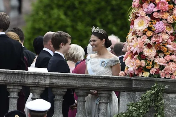 Princess Sofia and Prince Carl Philip hosted by King Carl Gustaf and Queen Silvia at The Royal Palace