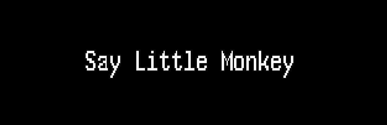 Say Little Monkey