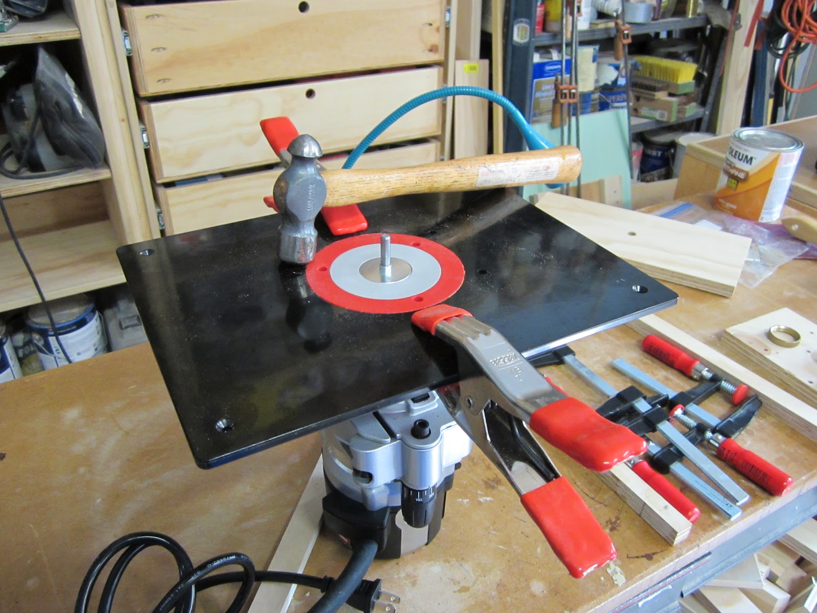 Projects Mounting Router to Rousseau 3509 Plate