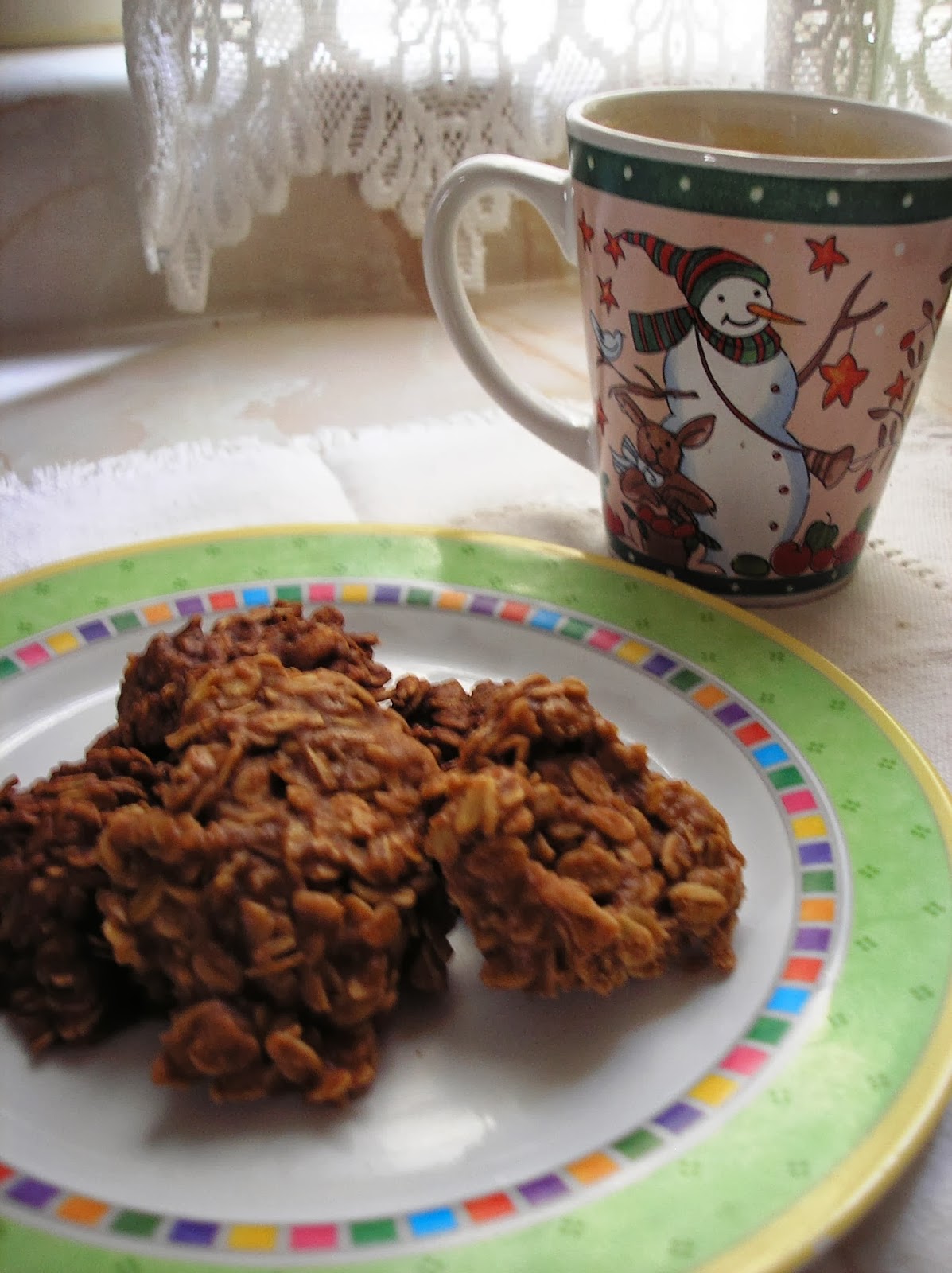 The Woman on the Hill A treat in Mom's Kitchen No bake cookies!
