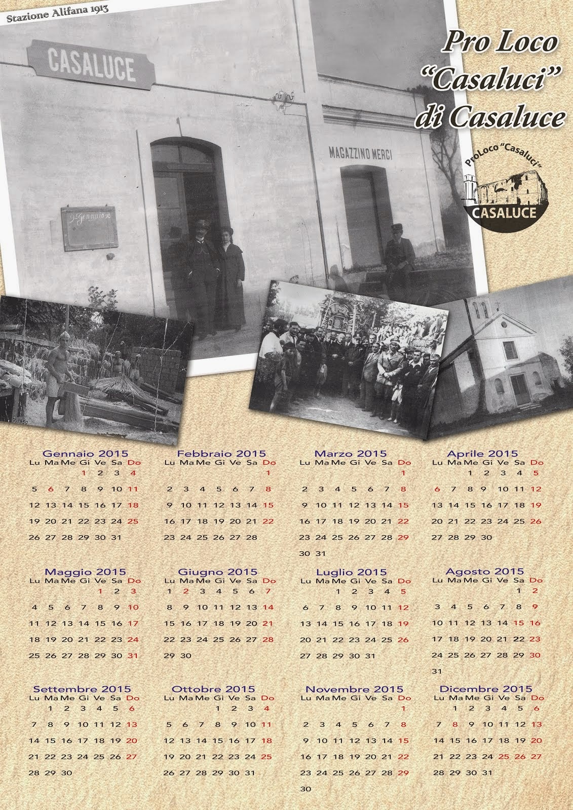Calendario Pro Loco 2015