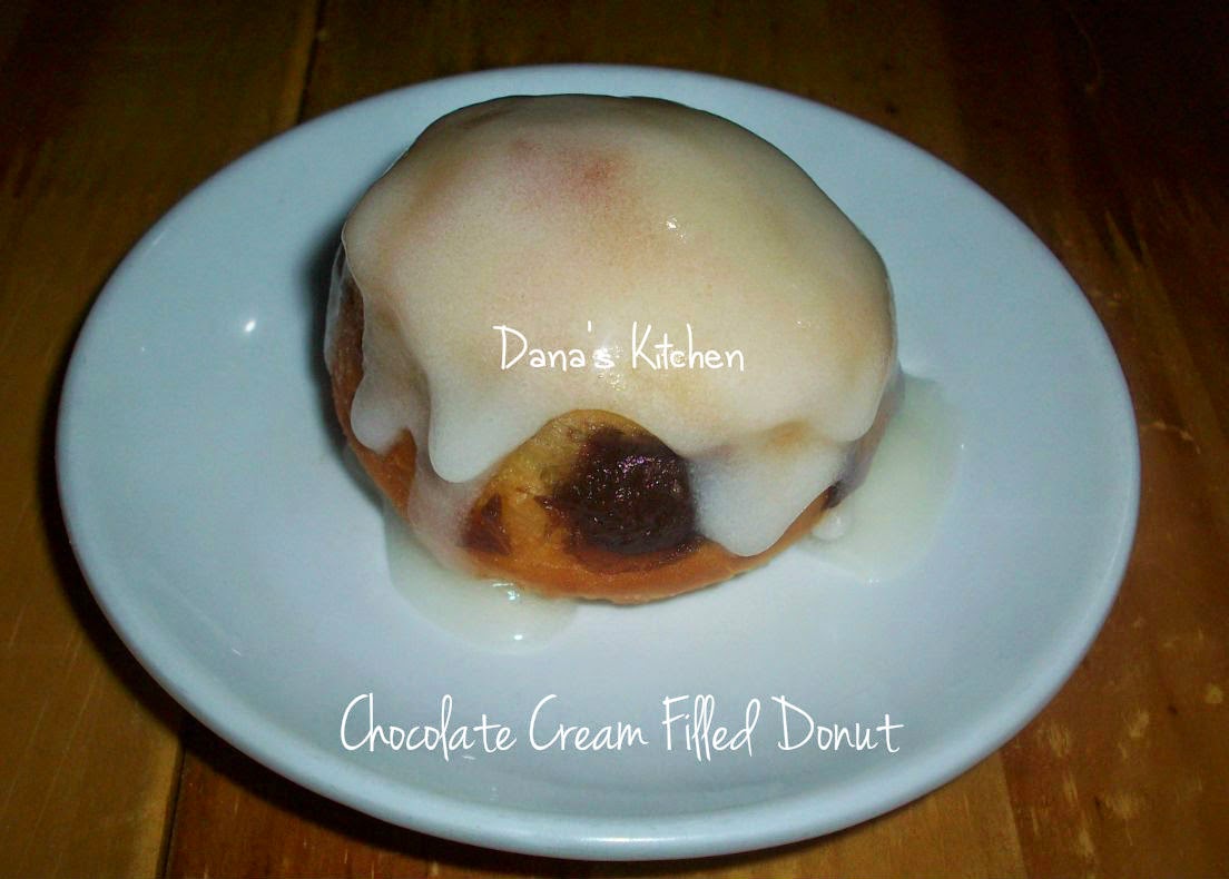 Dana's Kitchen Chocolate Cream Filled Donut