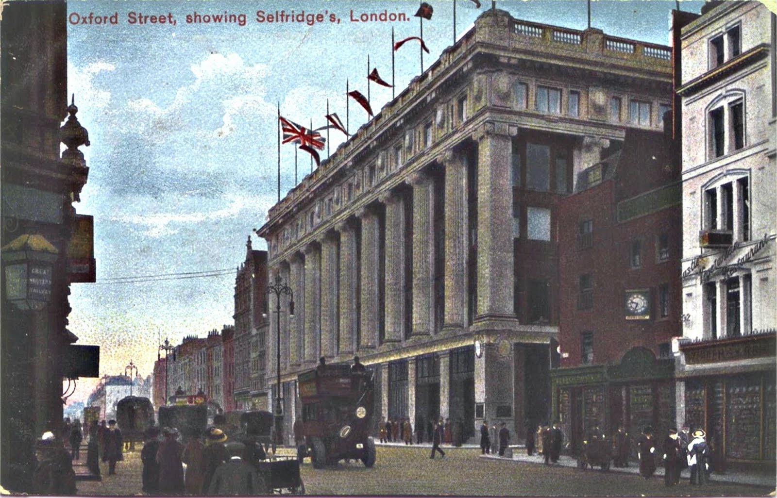 The Family Recorder Shopping Saturday Selfridges of Oxford Street