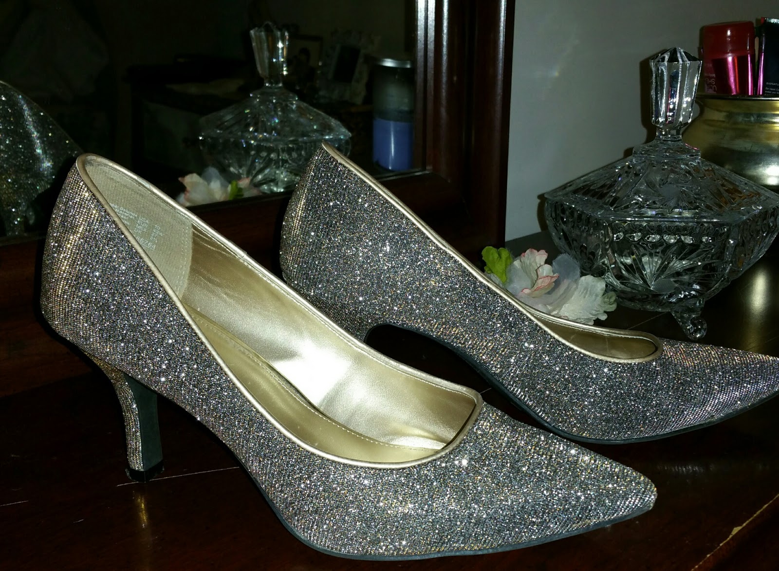 payless glitter shoes