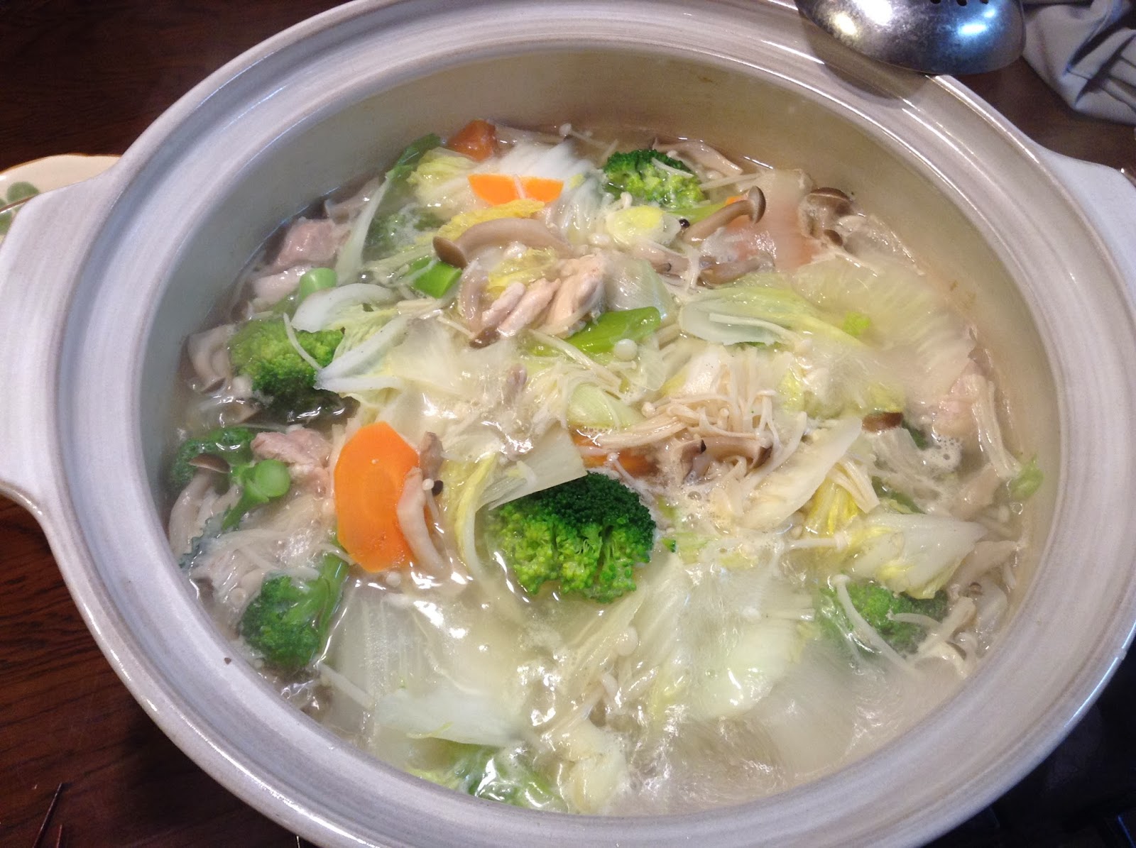 Japanese Cuisine Cooking Japanese Food at Home ThinSliced Pork Nabe