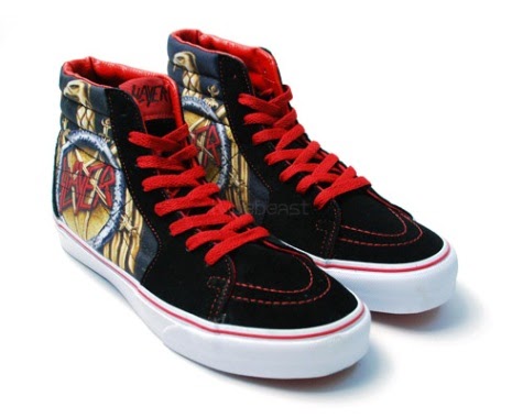The Metal Saloon: SLAYER, IRON MAIDEN Vans Shoes Being Reissued As Part Of Special SXSW Promotion