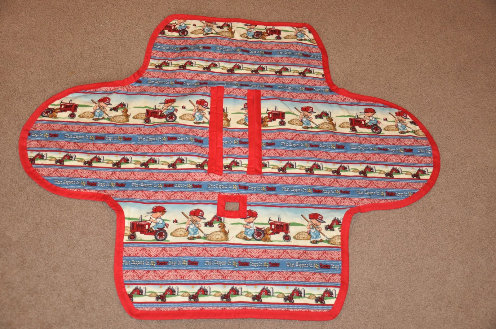 Him & Her Car seat blanket