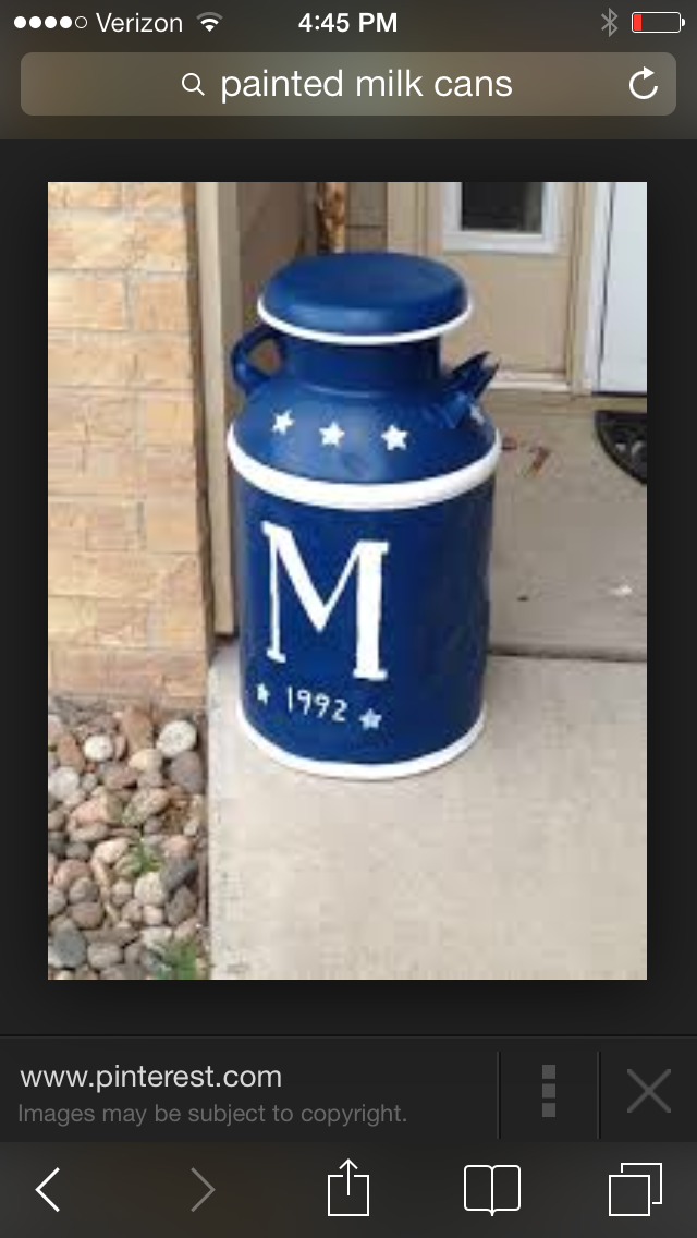 It's A Windy View Milk Can Makeover