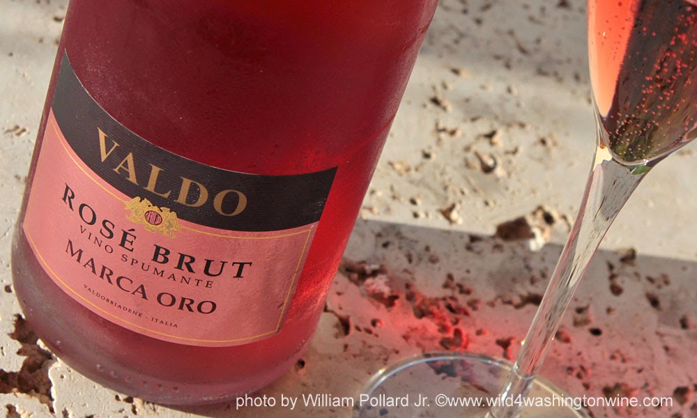 Wine of the Week Valdo Rose' Brut Vino Spumante Marca Oro Italy