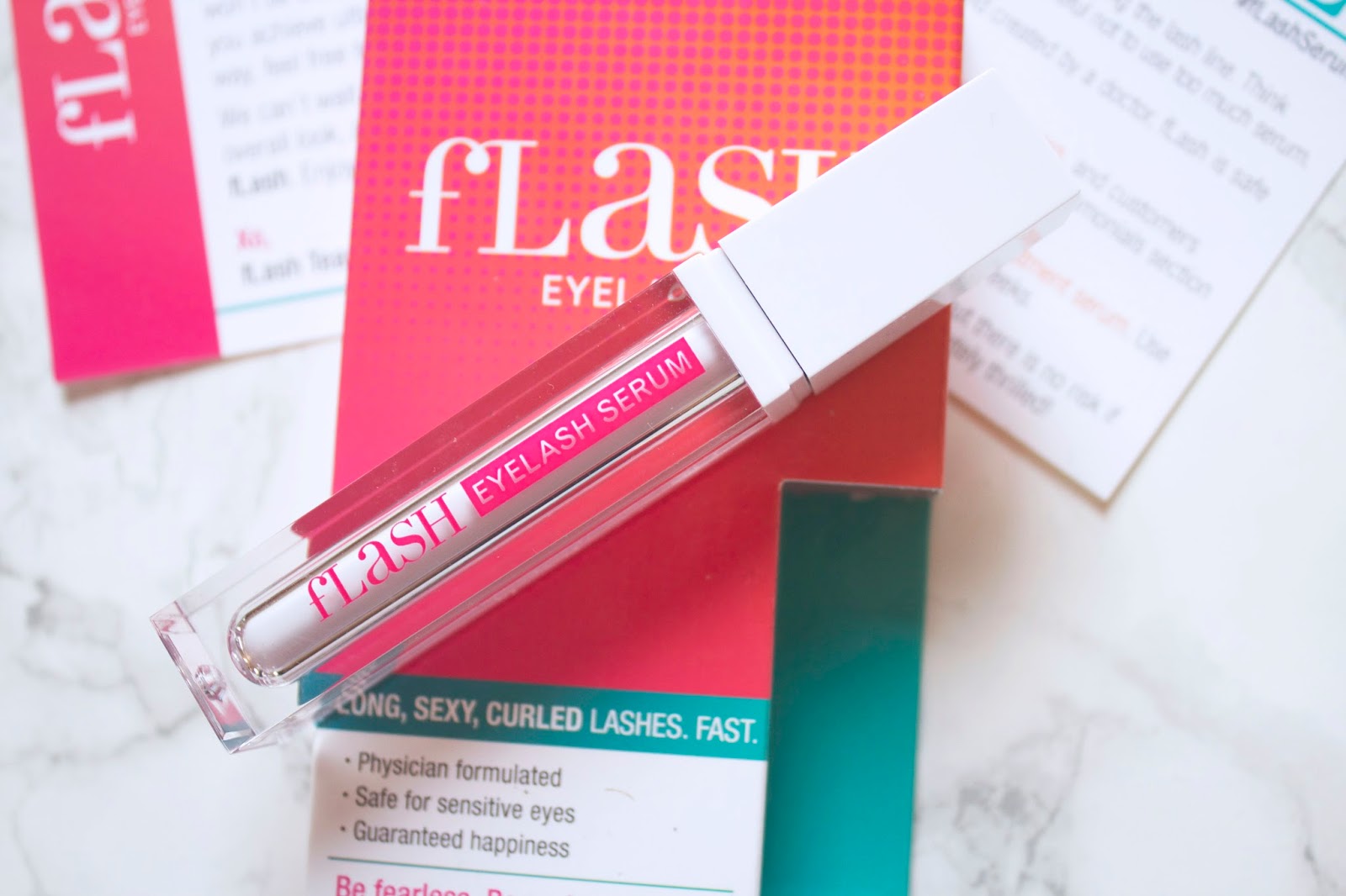 fLash Eyelash Serum Live Laugh Lipstick