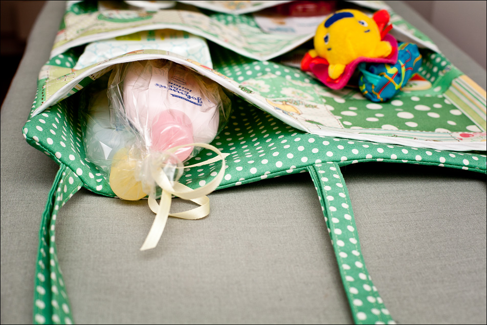 paws & rethread More handmade baby shower gifts crib organiser