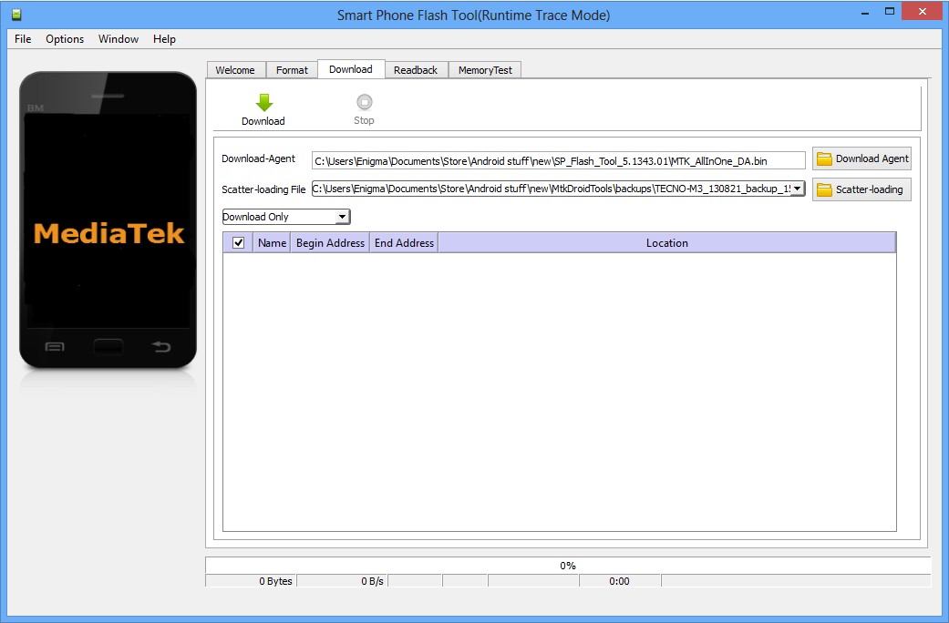 Download SP Tool SP Flash Tool for all MediaTek MTK