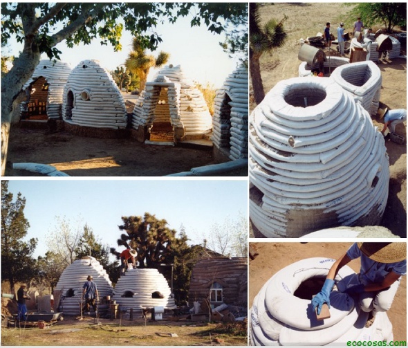 Construye tu mismo una casa muy económica a prueba de sismos que no necesita calefacción ni refrigeración    Super+adobe03