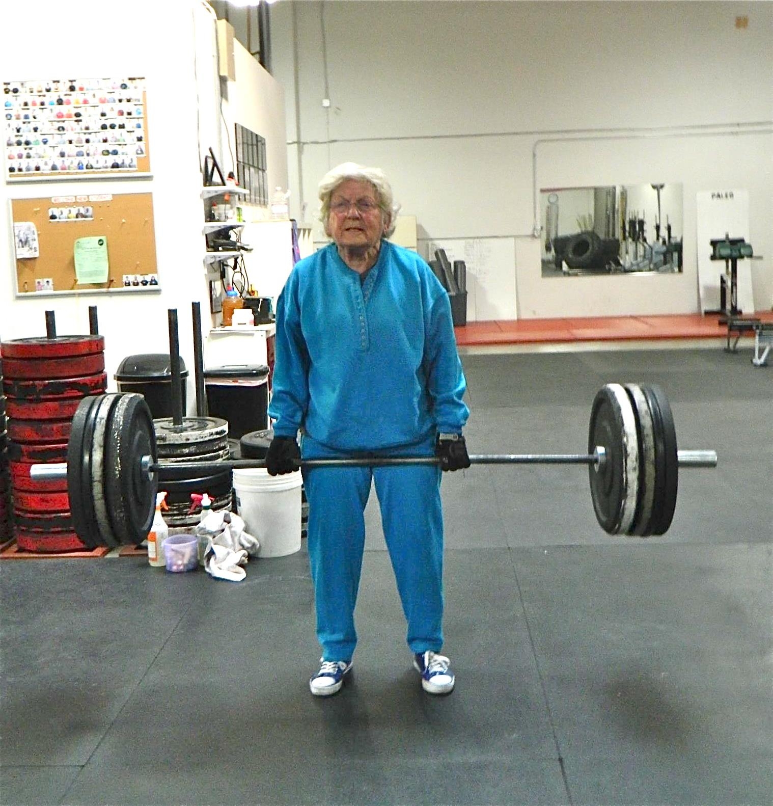 fitness motivation my grandma deadlifts so can you! r/pics