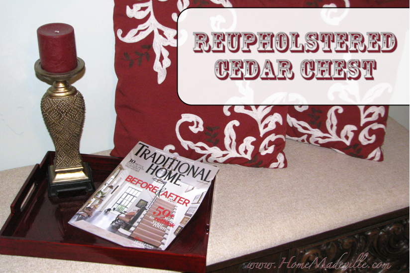 HomeMadeville Your Place for HomeMade Inspiration How to Reupholster