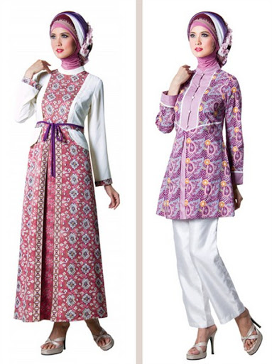 Model Baju Batik Muslimah Modern Terbaru 2015 dan 2016