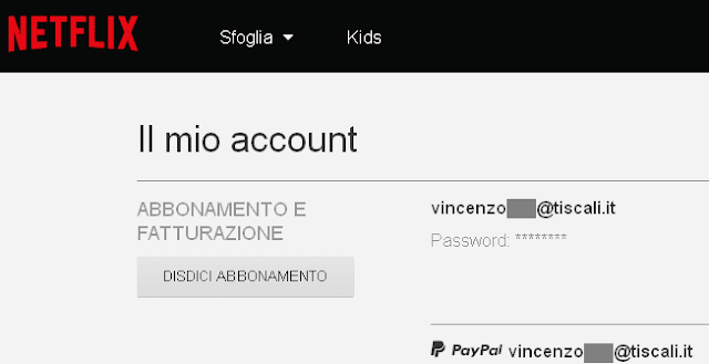 Netflix Disdici abbonamento
