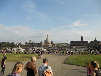 Line on Dresden Riverfront