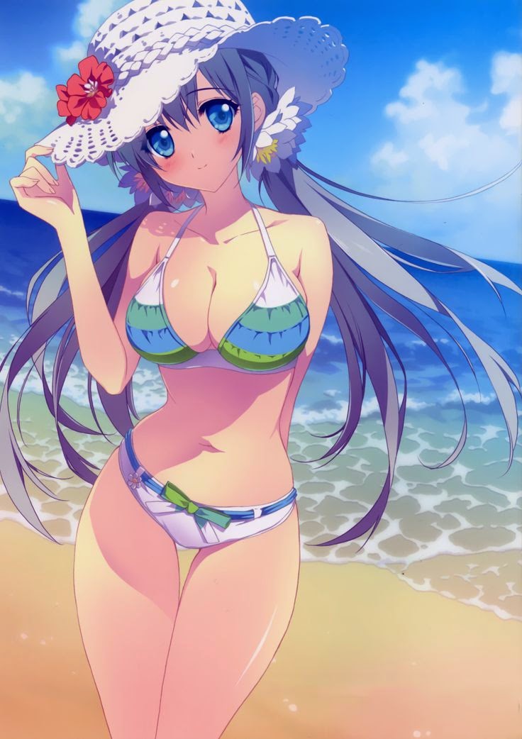 Anime Girls Anime Girl Bikini Girl
