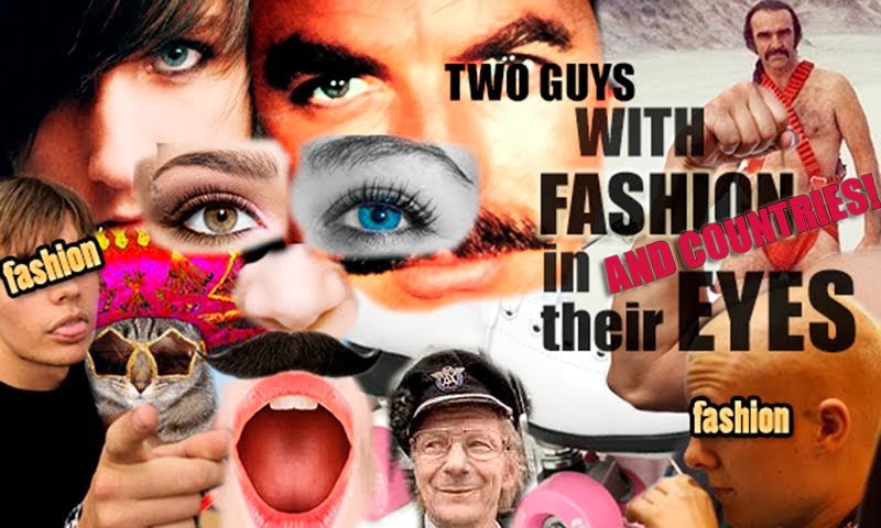 Two Guys with Fashion in Their Eyes