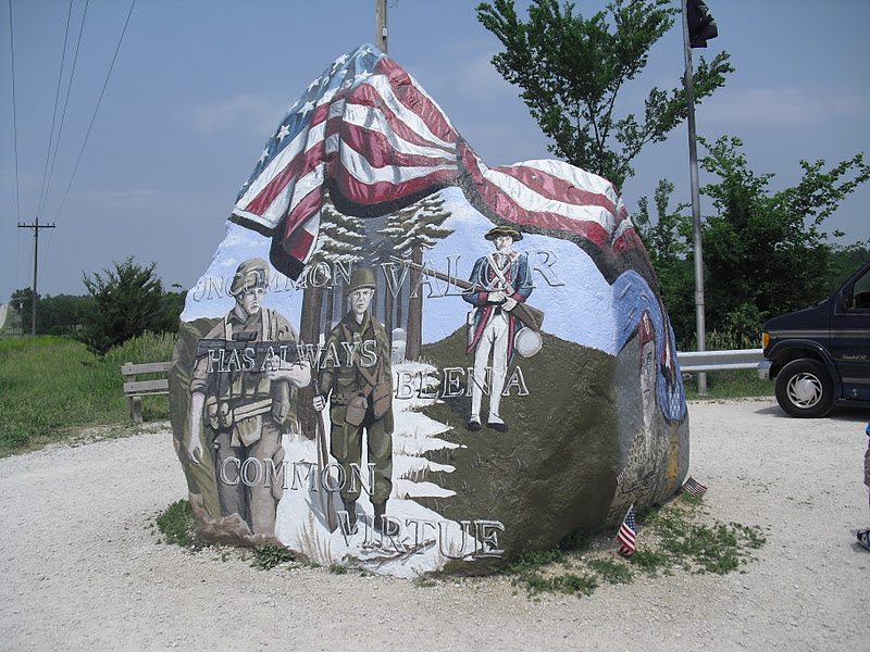 Stay on Route 6 FREEDOM ROCK, an Iowa Route 6 Marvel